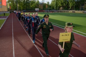 Открытие спартакиады вузов МО РФ по военно-прикладным видам спорта